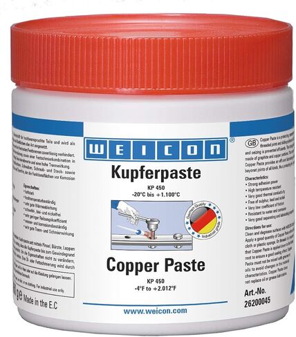 WEICON Copper Paste – High-Temperature Anti-Seize Lubricant and Assembly Compound – Protection and Release Agent for Screws, Joints and Sliding Parts (4.2oz (120g)) in Saudi Arabia
