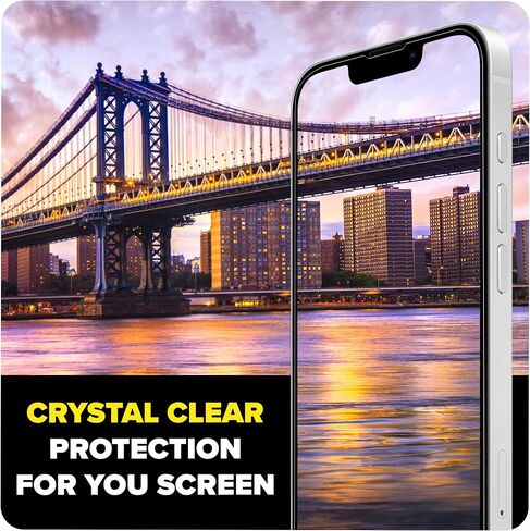 for iPhone 16e Screen Protector with Installation Tool, Tempered Glass 9H, HD Clarity, Buble Free, Anti Scratch [2 Pack] in Saudi Arabia