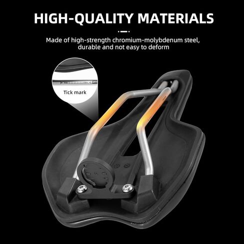 ROCKBROS Bike Seat, Comfortable Bike Seat Cushion for Men Women，Lightweight Adjustable Bicycle Seat with Ventilation & Shock-Absorbing, Waterproof Bike Saddle for Road/Indoor Bikes in Saudi Arabia