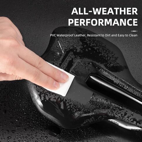 ROCKBROS Bike Seat, Comfortable Bike Seat Cushion for Men Women，Lightweight Adjustable Bicycle Seat with Ventilation & Shock-Absorbing, Waterproof Bike Saddle for Road/Indoor Bikes in Saudi Arabia