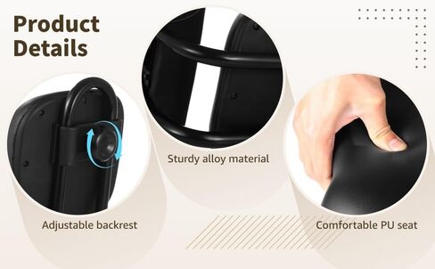 مقعد الدراجة مع مسند الظهر ، مقعد دراجة عريض إضافي مع دعم الظهر ، مقعد الدراجات للغاية مع سرج PU سرج مبطن لدراجة الجبال الإلكترونية ثلاثية الثلاثية ، ويشمل أدوات التثبيت in Kuwait