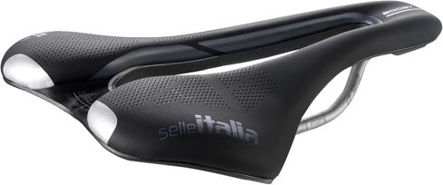 Selle Italia ، SLR Boost Gravel Superflow L ، Saddle ، 248 × 145mm ، 209g ، Black/Hi-Viz (SI510760) in Saudi Arabia
