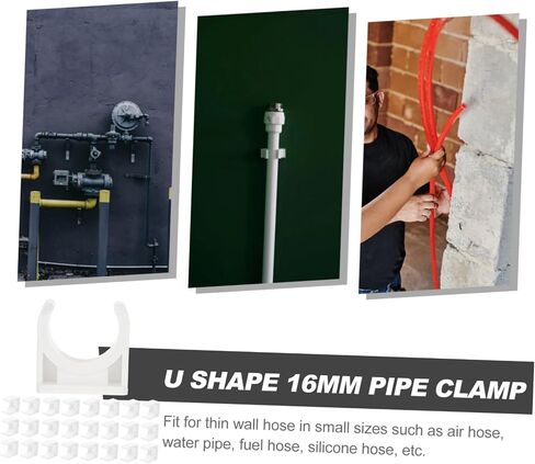 Lifkome 16mm كبير pvc clamp pipe stitener 50pcs تدعم المشابك لركوب الخيل in Saudi Arabia