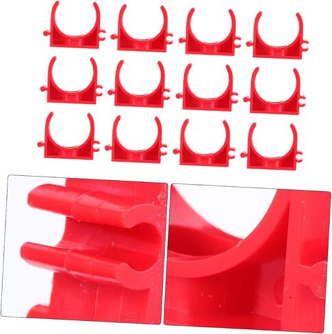 100pcs المشابك PVC لدعم أنابيب حامل خرطوم المشابك القناة الثقيلة لوقود مياه خرطوم الهواء in Saudi Arabia