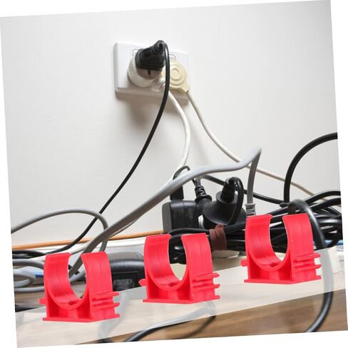100pcs المشابك PVC لدعم أنابيب حامل خرطوم المشابك القناة الثقيلة لوقود مياه خرطوم الهواء in Saudi Arabia
