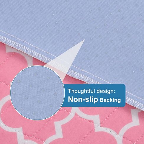 وسادات سرير قابلة للغسل Outcreator® 34 "× 56" (حزمة من 2) ، واقي مرتبة سلس ، ومواد مضادة للانزلاق للماء للبالغين الحيوانات الأليفة المسنين ، والامتصاص ووسادات الترشيح القابلة لإعادة الاستخدام (الأزرق الداكن) in Kuwait