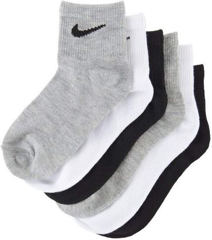 جوارب NIKE للأطفال الصغار مبطنة عند الكاحل (6 أزواج)، حذاء 10C-3Y / جوارب 5-7 in Saudi Arabia