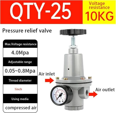 QTY-20/25/32/40/50 Pneumatic air Pressure reducing Valve Pressure regulating Valve air Handler high Pressure(QTY-50) in Kuwait