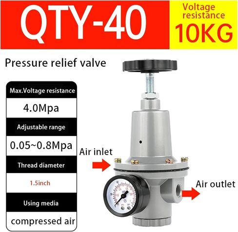 QTY-20/25/32/40/50 Pneumatic air Pressure reducing Valve Pressure regulating Valve air Handler high Pressure(QTY-50) in Kuwait