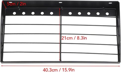 Power Tool Organizer, Iron Wall Mount Drill Holder Strong Load Bearing Storage Rack for Garage, Tool Room, Workshop, Garage Organization Utility Rack in Saudi Arabia