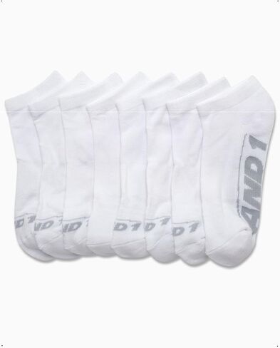 AND1 Boys' Socks - Athletic Cushion Low Cut Socks (8 Pack) in Kuwait