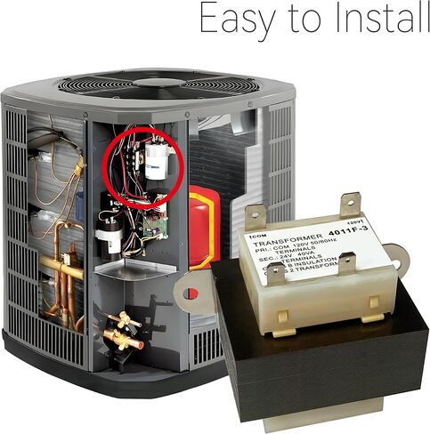 4011F-3 120V إلى 24V محول ، متوافق مع Trane 40VA HVAC FURNACE Transformers ، محول من 120 إلى 24 فولت لأجزاء فرن Trane ، يحل محل TRR01729 TRR1729 TRR00784 TRR0784 مع جبل القدم in Kuwait
