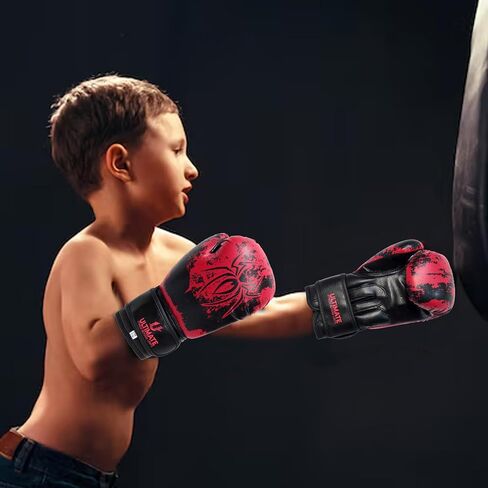 Ultimate Kids Boxing Gloves الشباب المتزايد والتدريب اللكم Kickboxing Muay التايلاندية من 6-15 قفازات تدريب الأطفال in Kuwait
