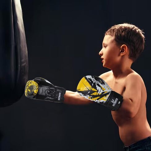 Ultimate Kids Boxing Gloves الشباب المتزايد والتدريب اللكم Kickboxing Muay التايلاندية من 6-15 قفازات تدريب الأطفال in Kuwait