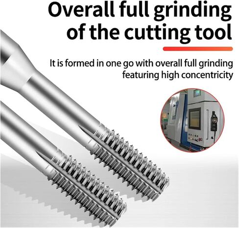 Drill Tap Bit Set, Carbide Tungsten Steel Roll Forming Tap M2-M10 Machine Screw Thread Taps HRC 55° - 62° in Saudi Arabia