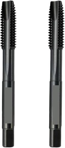 Drill Tap Bit Set, 1PCS HSSE TIN Coating Spiral Pointed Tap 2-56 3-48 4-40 6-32 10-24 12-24 1/4 3/8 3/8 1/2 Machine Screw Thread Taps in Saudi Arabia