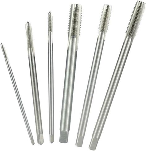 Drill Tap Bit Set, Long Shank Thread Tap M2.5-M8 Screw Taps 90-150 mm Straight Flute Screw Metalworking Tools in Saudi Arabia