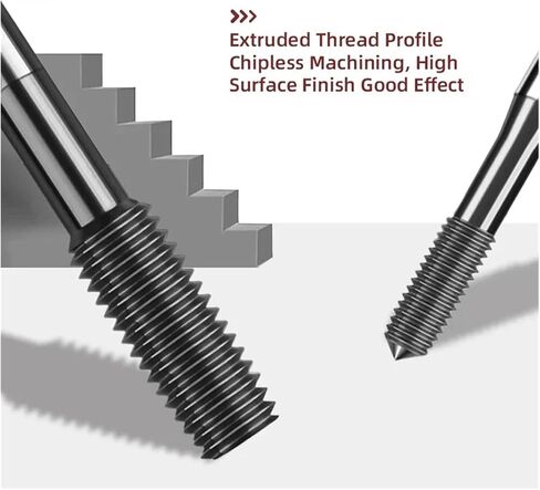 Drill Tap Bit Set, Machine Tap Internal Cooling CNC Carbide Thread Tool Aluminum Steel Metal Coated in Saudi Arabia