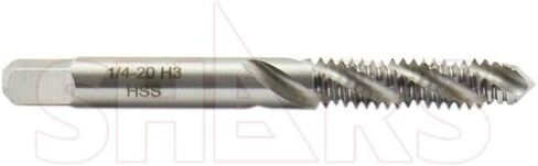 Shars 2 PCS of 3/8-16NC RH HSS Fast Spiral 3 Flute Plug Tap H3 New 404-7076(2) !) in Saudi Arabia