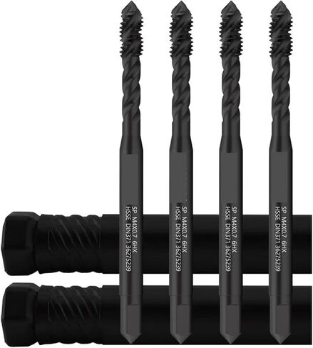 Drill Tap Bit Set, Standard Spiral Groove tap tip M2 -M12 6HX DIN371 Machine Thread tap 1pcs in Saudi Arabia