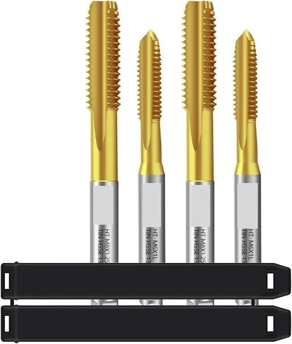 Drill Tap Bit Set, TAP Coating Left Hand Straight Fluted Hand Tap M2 -M12 Machine Screw Thread Taps in Saudi Arabia