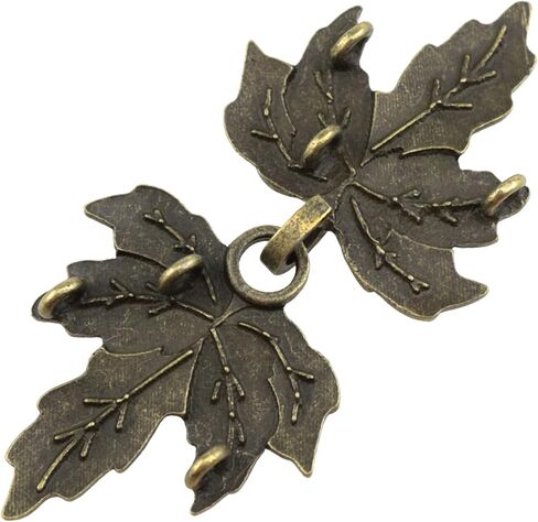 AYLIFU Cloak Clasp Shirt Clips Sweater Clips Antique Bronze 6.8×3.2cm/2.67×1.25inch for Sweater Shawl Cape Cardigan Collar Button Dress Shirt Brooch 4PCS in Saudi Arabia