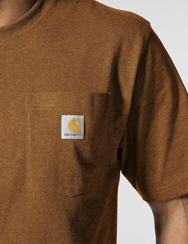 Carhartt Men's Loose Fit Heavyweight Short-Sleeve Pocket T-Shirt (Also Available in Big & Tall) in Saudi Arabia