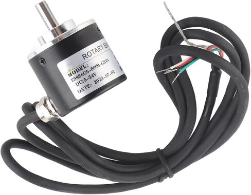 Incremental Rotary Encoder, 600P R Magnetoelectric Incremental Quadrature Encoder 5V to 24V AB 2 Phases Shaft 6mm in Saudi Arabia