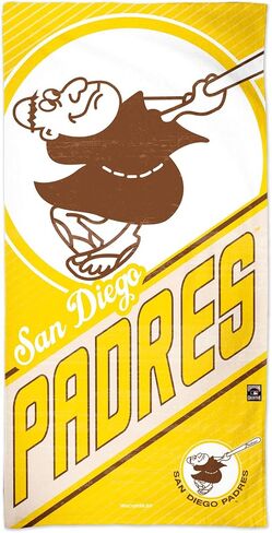 WinCraft MLB San Diego Padres San Diego Padres Cooperstown Spectra Beach Towel 30" x 60", Multi Color, na in Saudi Arabia