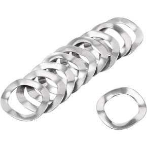 #us 10pcs 12.5mm × 18mm × 0.3 ملم غسالة موجة الصلب المقاوم للصدأ in Saudi Arabia