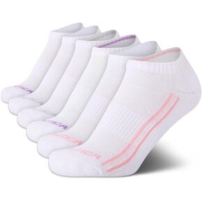 Nautica Women's Low Cut Cushioned Moisture Control Athletic Socks (6 Pack) in Saudi Arabia