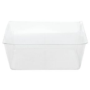 Hubert Basket Liner Square Clear Petg - 12 "L x 12" W x 4 "H in Kuwait