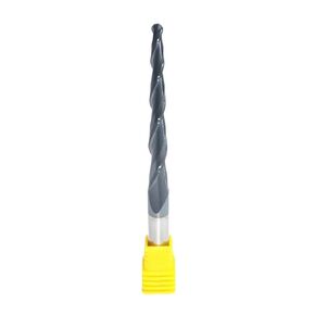 HRC55 Solid Carbide D8*R2*60 * 100L TiALN Coated Taper Ball Nose End Mill,Cone milling Cutter,Spherical Woodworking Router bit(5PCS) in Saudi Arabia