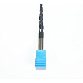 HRC55 Solid Carbide D6*R1.5 * 30.5 * 75L TiALN Coated Taper Ball Nose End Mill,Cone milling Cutter,Spherical Woodworking Router bit(1PCS) in Saudi Arabia