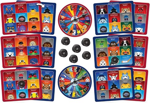 Mortpieces Kids Games - NHL Mascots Bingo Game in Saudi Arabia