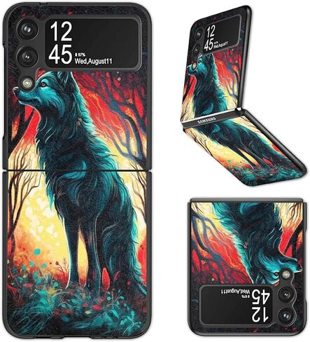بالنسبة إلى Samsung Galaxy Z Flip 5G 5G CASE ، حافظة ضئيلة فيل الكمبيوتر الشخصي ، الحماية الشاقة ، اللاسلكي ، مقاومة للخدش ، مضادة للانزلاق in Saudi Arabia