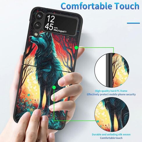 بالنسبة إلى Samsung Galaxy Z Flip 5G 5G CASE ، حافظة ضئيلة فيل الكمبيوتر الشخصي ، الحماية الشاقة ، اللاسلكي ، مقاومة للخدش ، مضادة للانزلاق in Saudi Arabia