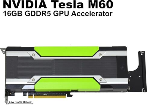 PNY NVIDIA TESLA M60 GDDR5 PCI Express X 16 3.0 بطاقة الرسومات - أسود/أخضر in Kuwait