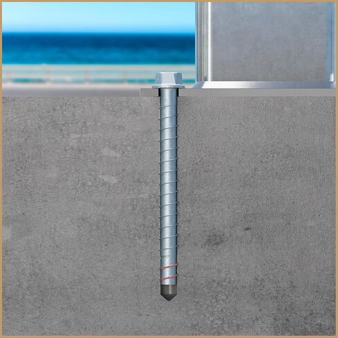 Simpson Strong-Tie THD50400H4SS Titen HD 1/2 in. x 4 in. Type 304 Stainless Steel Heavy-Duty Screw Anchor (20-Qty) in Saudi Arabia