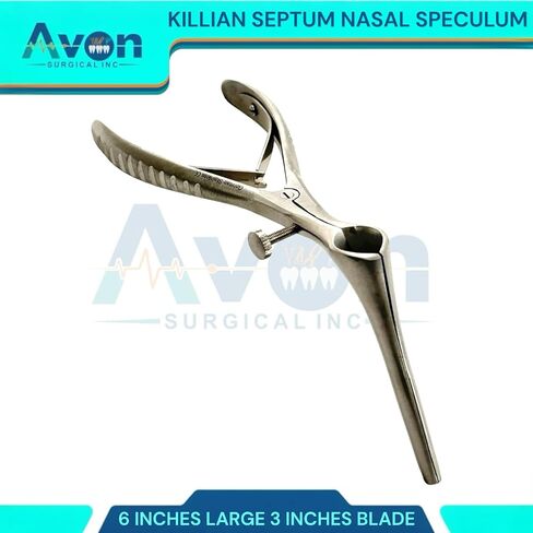 Adult Size Large Nasal Speculum with 3in Long Blade, Septum Nasal Examination Diagnostics Instrument - German Stainless Steel (1 Piece) in Saudi Arabia