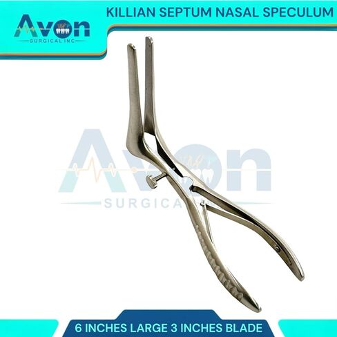 Adult Size Large Nasal Speculum with 3in Long Blade, Septum Nasal Examination Diagnostics Instrument - German Stainless Steel (1 Piece) in Saudi Arabia