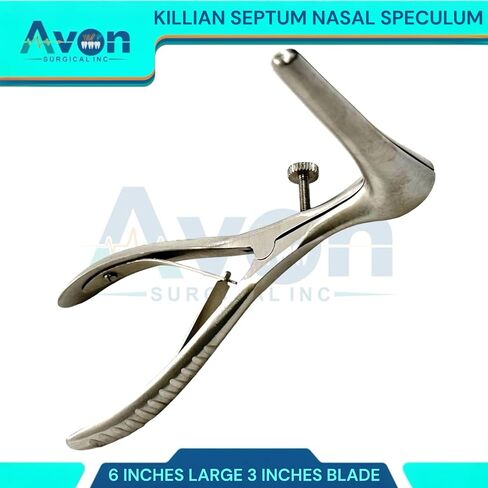 Adult Size Large Nasal Speculum with 3in Long Blade, Septum Nasal Examination Diagnostics Instrument - German Stainless Steel (1 Piece) in Saudi Arabia