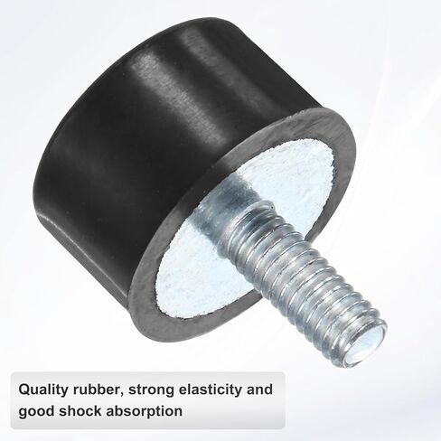 8 حزم يتصاعد المطاط D15mmxH10mm عزل الاهتزاز المذكور امتصاص الصدمات الاسطوان in Kuwait