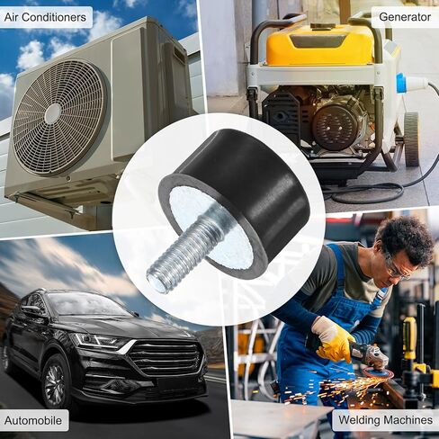 8 حزم يتصاعد المطاط D15mmxH10mm عزل الاهتزاز المذكور امتصاص الصدمات الاسطوان in Kuwait