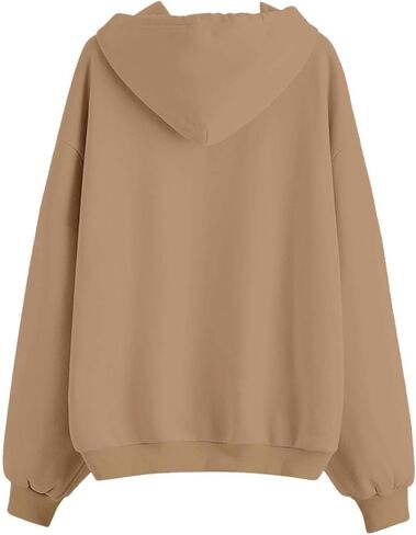 Teen Girls Cute Fleece Hoodies Jacket Basic Solid Color Zip up Sweatshirts Kids Fall Winter Casual Loose Fit Daily Outfits in Saudi Arabia