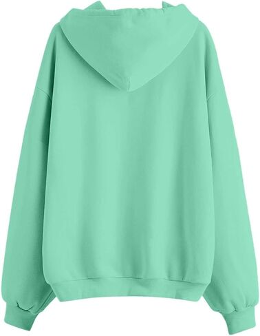 Teen Girls Cute Fleece Hoodies Jacket Basic Solid Color Zip up Sweatshirts Kids Fall Winter Casual Loose Fit Daily Outfits in Saudi Arabia