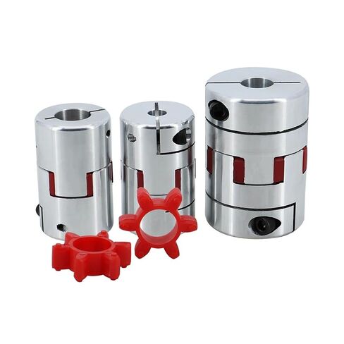 D30L35 Three-Jaw Coupler 5/6/6.35/8/9.5/10/12/12.7/14/15/16mm Flexible Plum CNC Stepper Motor Coupler Shaft Coupling 1Pcs(8X14) in Kuwait