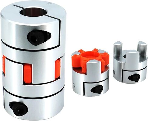 LF-B-D30L35 Three Jaw D30L35 Coupler Aluminium Plum Flexible Shaft Coupling Stepper Motor Connector CNC 6/6.35/8/10/12/12.7/14/16mm 1Pcs(6.35x12) in Saudi Arabia