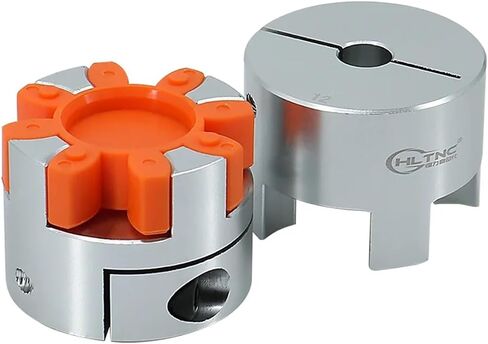 LF-B-D30L35 Three Jaw D30L35 Coupler Aluminium Plum Flexible Shaft Coupling Stepper Motor Connector CNC 6/6.35/8/10/12/12.7/14/16mm 1Pcs(6.35x12) in Saudi Arabia