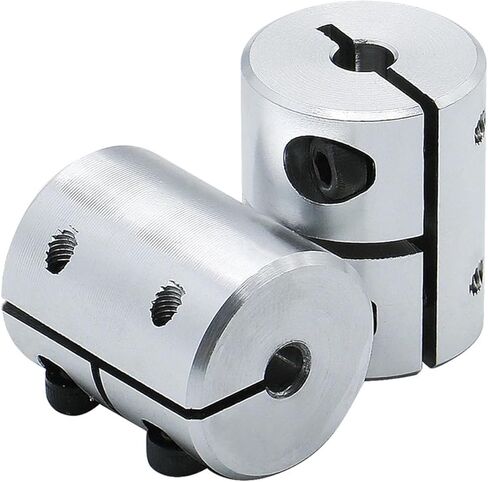 D20 L30 High Precision Rigid Coupling Aluminium Alloy Shaft Coupler 4 M3 Screw For CNC Stepper Motor Accessories Parts 1Pcs(D20L30-6.35X6.35) in Saudi Arabia
